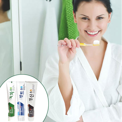 韩国进口娇吻牙膏160g【绿茶清爽丨舒爽清新丨薄荷清爽】 商品图1