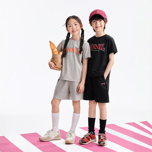 男女童圆领短袖针织衫夏季新款安奈儿童装EM521212 商品图6