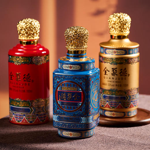 玲珑款酱香酒（全聚德·清源+全聚德·绛福+全聚德·流金 3款小酒各一个 ) 商品图0