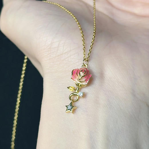 热卖中！！【春节不打烊】【中国航天科技国际交流中心合作产品】太空造物星辰玫瑰陨石项链 商品图7