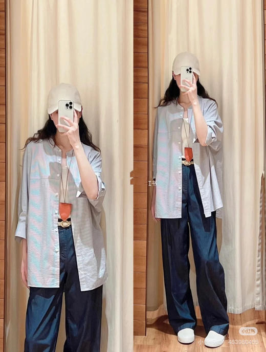 510-4 圆正 小禾 341款 超薄牛仔长裤 腰围77我穿29 宽松合适 商品图1