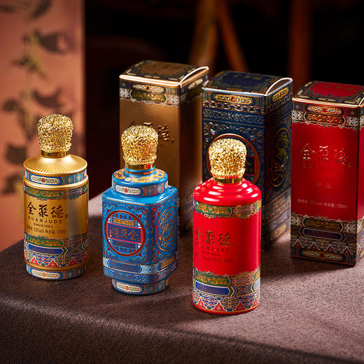 玲珑款酱香酒（全聚德·清源+全聚德·绛福+全聚德·流金 3款小酒各一个 ) 商品图4