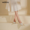 Westory夏季中空舒适小猫跟空凉鞋W25AH59491 商品缩略图4