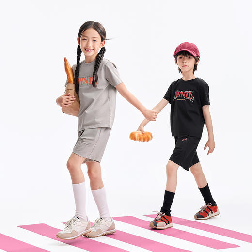 男女童圆领短袖针织衫夏季新款安奈儿童装EM521212 商品图7