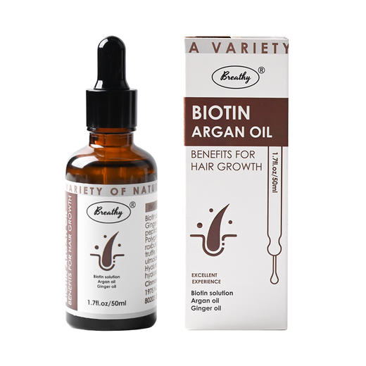 【美国原装进口】Breathy头皮焕活精华 修护受损毛囊 滋养头皮 维护头皮屏障 100%天然配比 不含激素和有害化学成分 50ml/瓶 下单赠送头皮按摩梳 商品图5