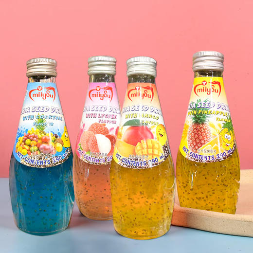 泰国进口梅苏-奇亚籽饮料290ml/瓶【多口味】 商品图3