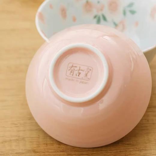 有古窑日本进口粉色樱花碗陶瓷饭碗盘子餐具日式小碗家用钵碗汤碗漫舞樱花16件套装（粉红） 商品图5