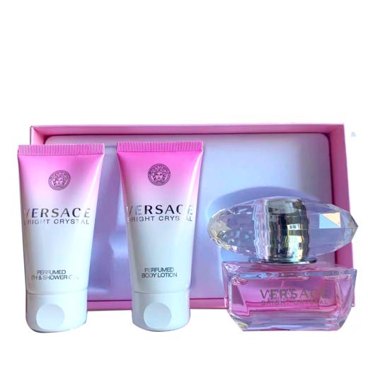 范思哲粉耀晶钻香水套装（粉钻50ml+沐浴露50ml+身体乳50ml） 商品图5