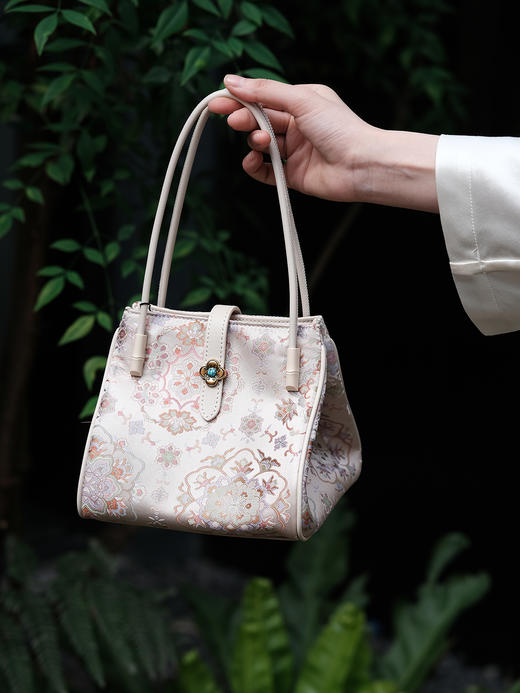 盛唐婧 |知颜手提包-杏色[特价品] 商品图2