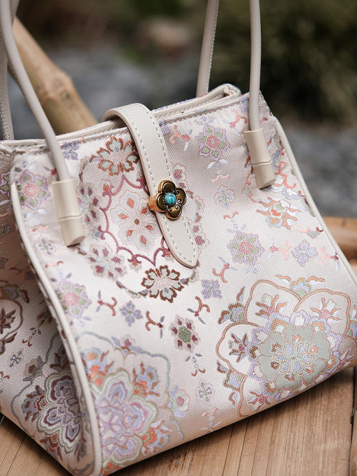 盛唐婧 |知颜手提包-杏色[特价品] 商品图3