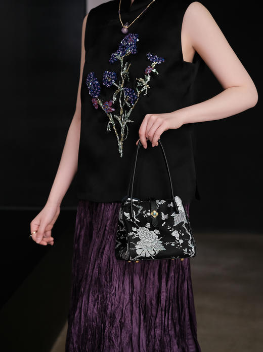 盛唐婧 |知颜手提包-黑色[特价品] 商品图5