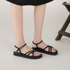 【夏季新款】西村名物2025年夏季新款舒适平底包脚露趾时尚罗马凉鞋T25BG20961 商品缩略图4
