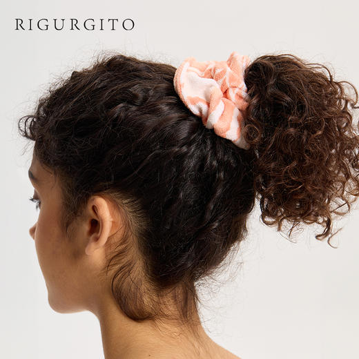 【代发】RIGURGITO便携吸水⼲发发圈纯棉绑头发 商品图3