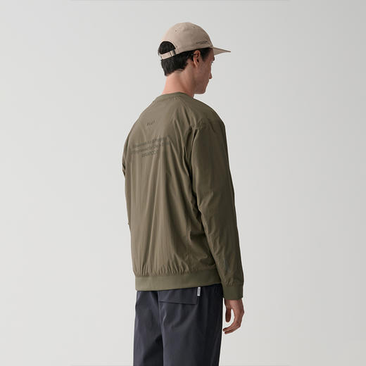 MAAP 男士 Transit Insulated Crew 墨绿色 长袖休闲卫衣 商品图1