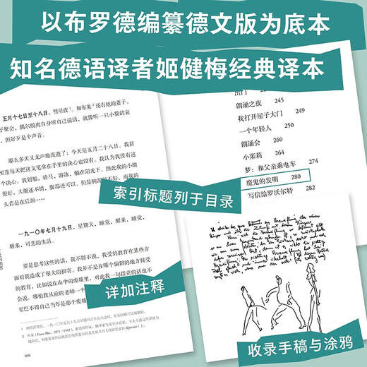 我的确接近于孤独：卡夫卡日记（著名德语译者姬健梅经典译本） 商品图3