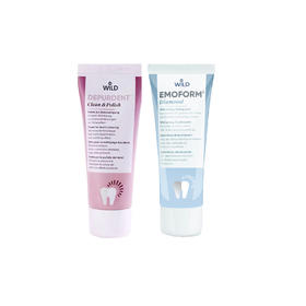 【马泷专属】瑞士原装进口怀尔德Dr.wild 抛光去渍牙膏+钻石粉牙膏 套装