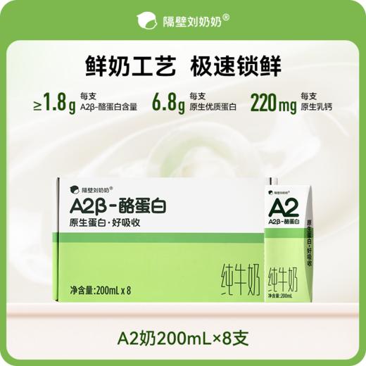 【囤5箱送积木/3箱送大收纳筐】隔壁刘奶奶经典爆品?加量不加价！A2β酪蛋白200ml大容量  重新定义|原生蛋白|无添加 亲和好吸收 乳糖不耐受福音款 商品图1