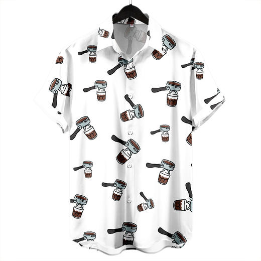 「TAKE A CHAIR系列」咖啡手柄衬衫 商品图0