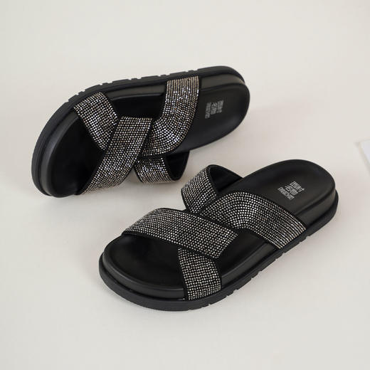 【夏季新款】西村名物2025年夏季新款舒适平底包脚露趾后空拖鞋T25BJ20951 商品图7