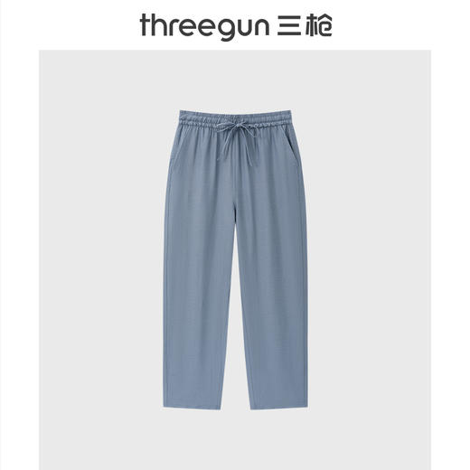 Threegun三枪 休闲女士九分长裤-T60007B01 商品图1