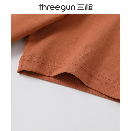 Threegun三枪 冰泉棉翻领短袖女衫-T10006A01 商品图5