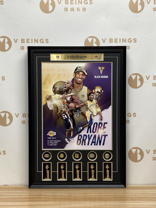 收藏系列 科比布莱恩特 纪念装饰画 标准版/豪华版（非亲签） 商品图2