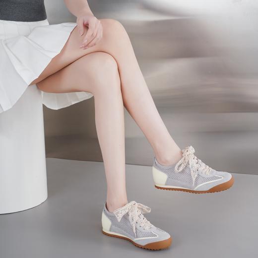 【夏季新款】西村名物2025年夏季新款舒适透气平底防滑系带百搭德训鞋X25AM15891 商品图4