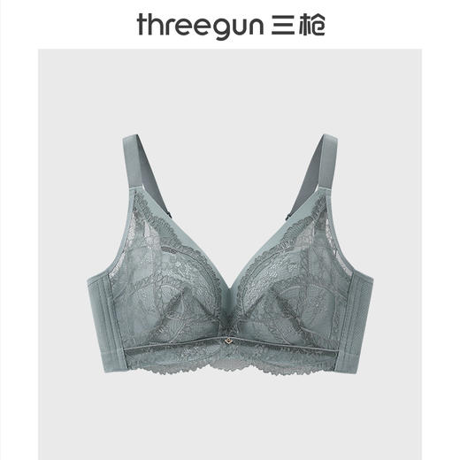 Threegun三枪 无钢圈蕾丝文胸-T90022A01 商品图1