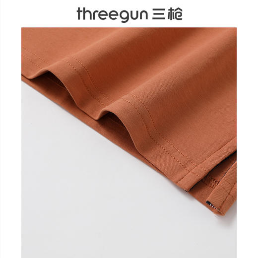 Threegun三枪 冰泉棉翻领短袖女衫-T10006A01 商品图6
