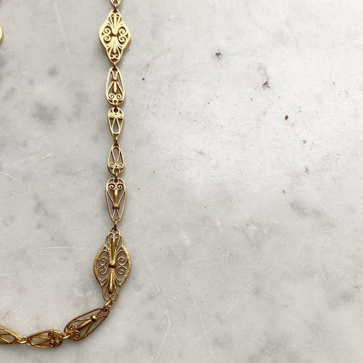 北京仓｜Bohemian Rhapsodie-Simone Long-镀金 镂空 项链［法国设计师］ 商品图9