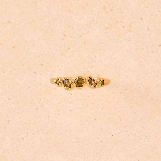 北京仓｜Agapee-Koré-绿色宝石 戒指［法国设计师］ 商品图1