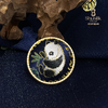 蜀锦时尚圆形胸针 商品缩略图0