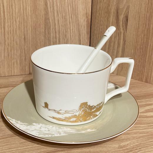 富春山居6人用21头骨瓷咖啡具 商品图4