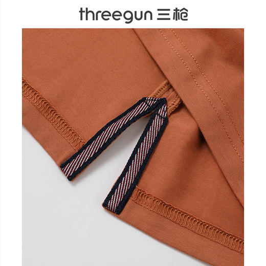 Threegun三枪 冰泉棉翻领短袖女衫-T10006A01 商品图8