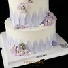 1027CAKE |  紫罗兰鲜花蛋糕 双层 女士 商品缩略图3