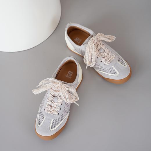 【夏季新款】西村名物2025年夏季新款舒适透气平底防滑系带百搭德训鞋X25AM15891 商品图6