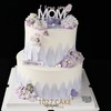 1027CAKE |  紫罗兰鲜花蛋糕 双层 女士 商品缩略图0