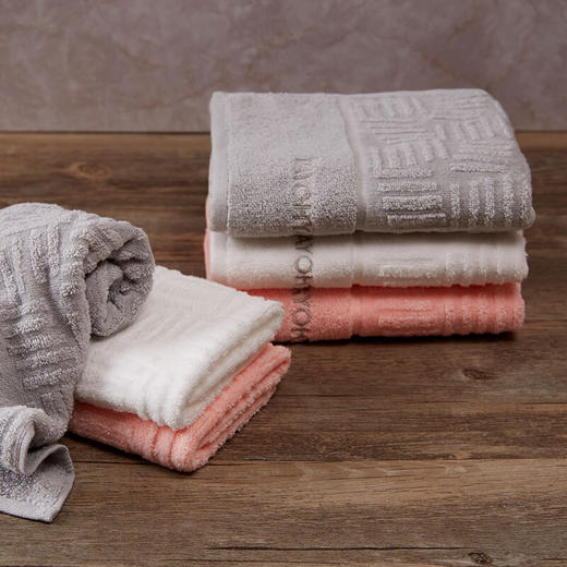 【多样屋专柜】多样屋雅致提花面巾 纯棉毛巾男女宝宝洗脸洗澡巾 商品图0