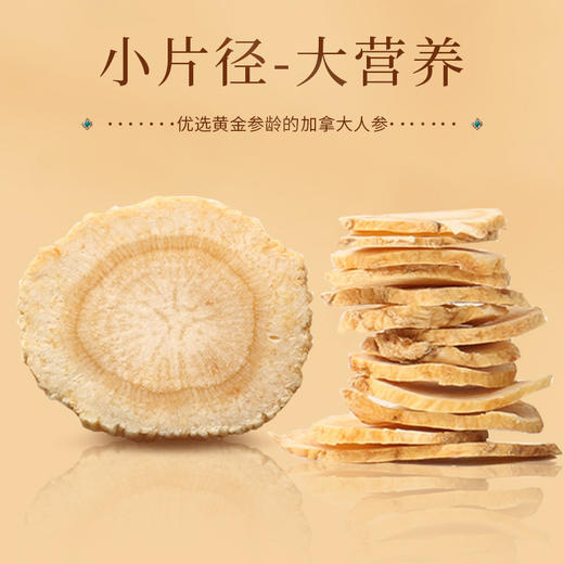 康美御宝堂西洋参3g*20袋/盒 加拿大进口西洋参片 御宝堂系列花旗参含片 商品图4