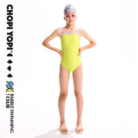 chopiyopi童装 儿童吊带露背一体式泳衣