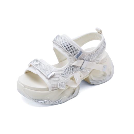 【夏季新款】西村名物2025年夏季新款舒适透气厚底防滑包跟脚露趾运动凉鞋T25BG20791 商品图9