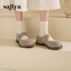 预售7天|Safiya/索菲娅2025魔术贴休闲外穿百搭内增高复古厚底勃肯鞋SFD3110401 商品缩略图6
