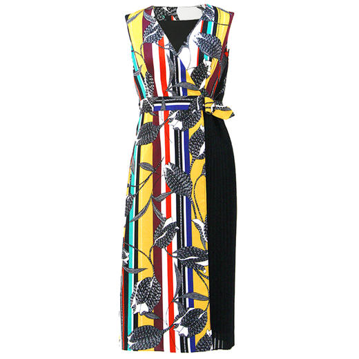 【伯妮斯茵】173S078--黑色印花连衣裙--中世纪的光明--《宁静之美》 商品图2