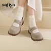 预售7天|Safiya/索菲娅2025魔术贴休闲外穿百搭内增高复古厚底勃肯鞋SFD3110401 商品缩略图5