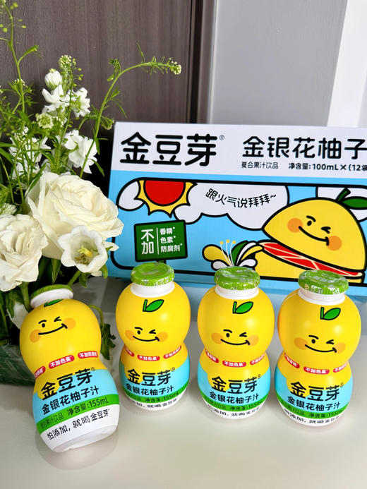 金豆芽【金银花柚子汁】酸酸甜甜，配料表干净 商品图1
