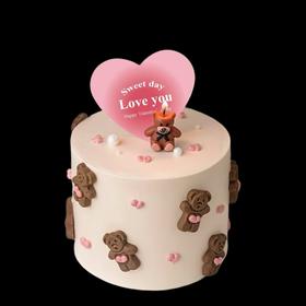 恋爱小熊超可爱 情侣蛋糕