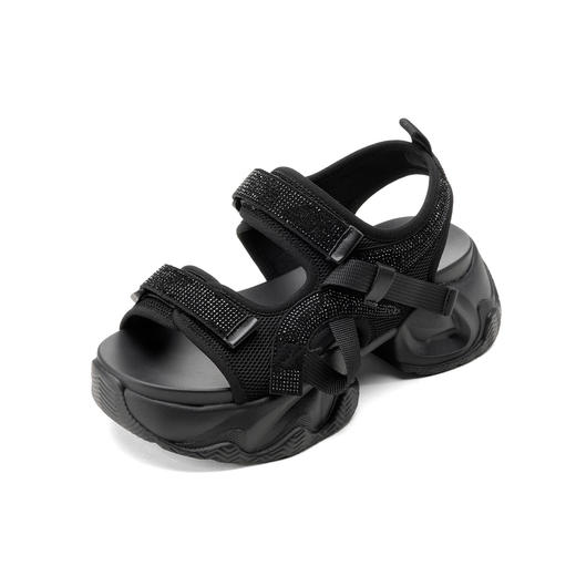 【夏季新款】西村名物2025年夏季新款舒适透气厚底防滑包跟脚露趾运动凉鞋T25BG20791 商品图10