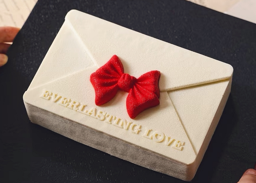 「一封情书」520专款慕斯蛋糕（柠檬芝士慕斯&伊斯法罕玫瑰酱）