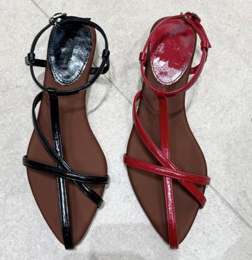 【门店同款】ENJOY夏季尖头小猫跟凉鞋 162699256 商品图1