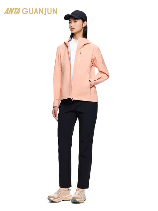 【S/M/L/XL/2XL断码】安踏冠军户外系列丨冲锋衣女款透气防水连帽外套登山服162440602【库存有限，如无货将做退款，介意慎拍！】 商品图3